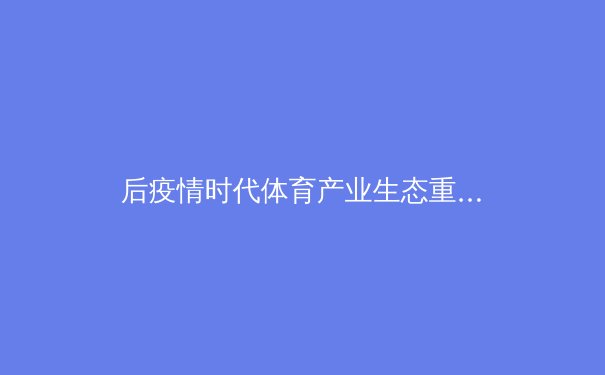 后疫情时代体育产业生态重构：数字化变革与社区化运营的双重奏 - 2